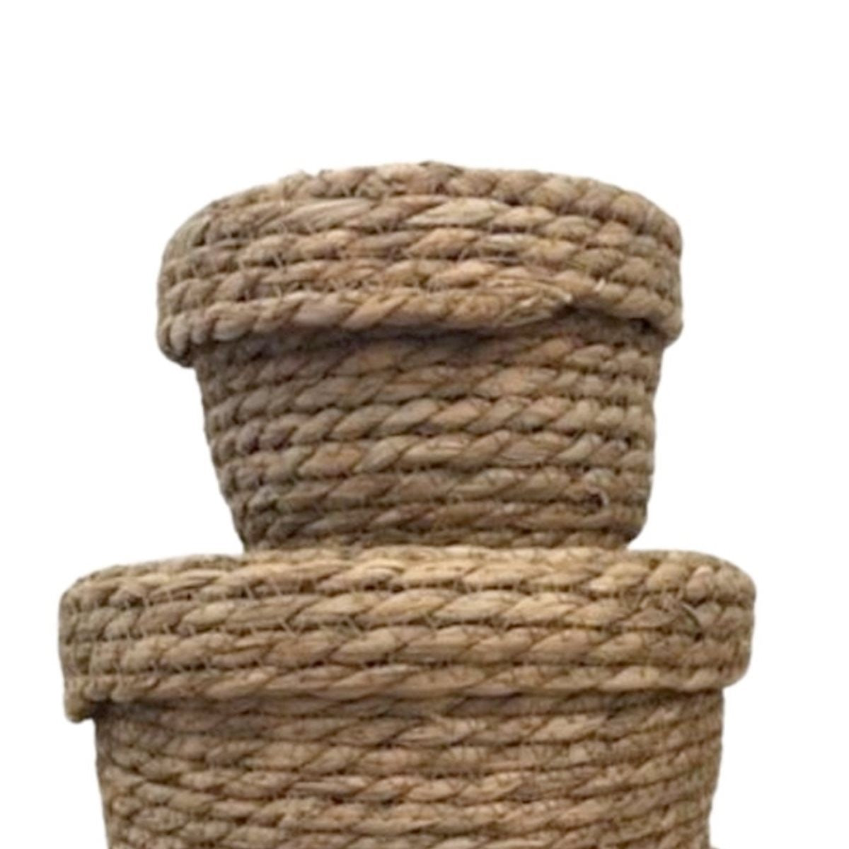 Basket With Lid 3Pc