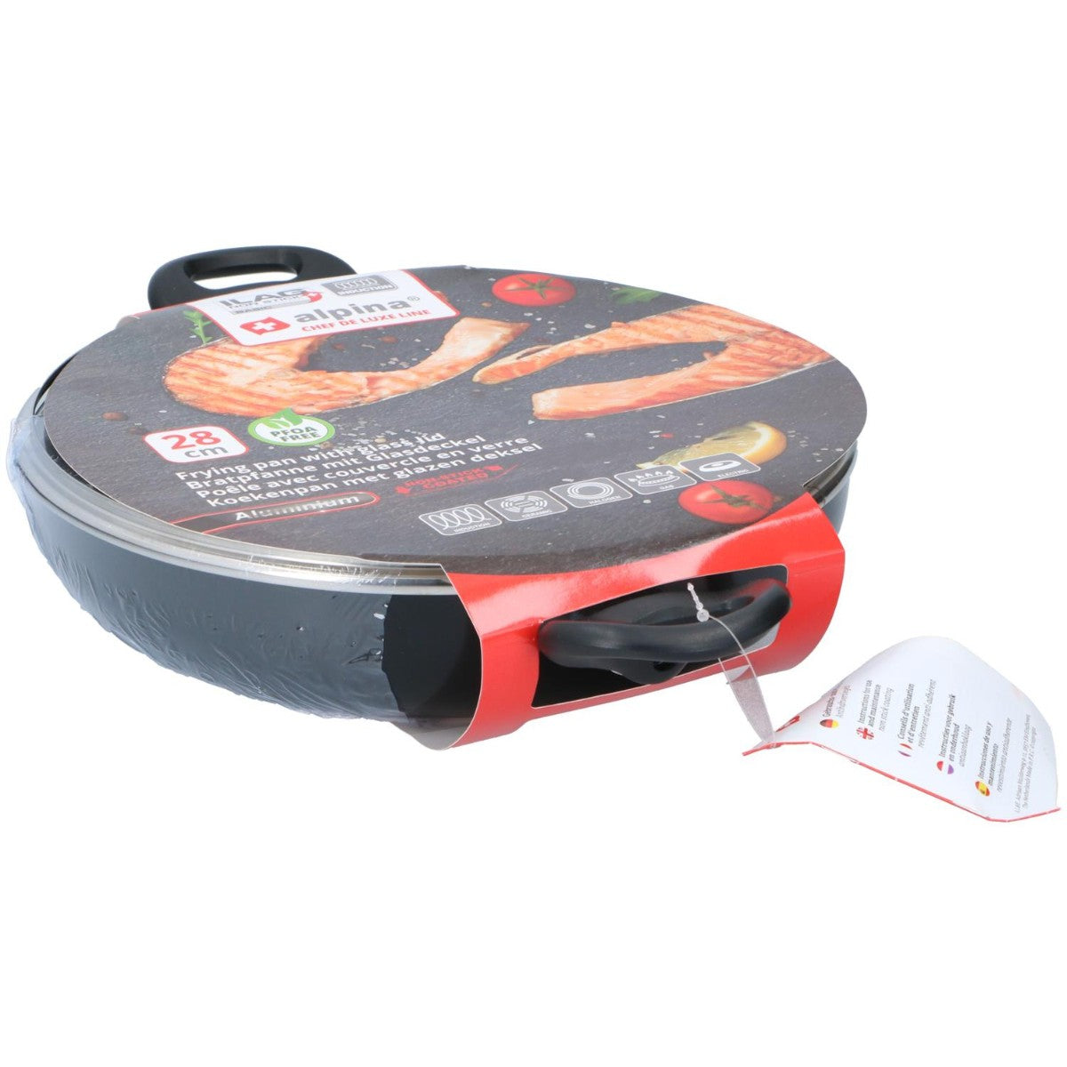 Frying Pan With Glass Lid Ø28Cm