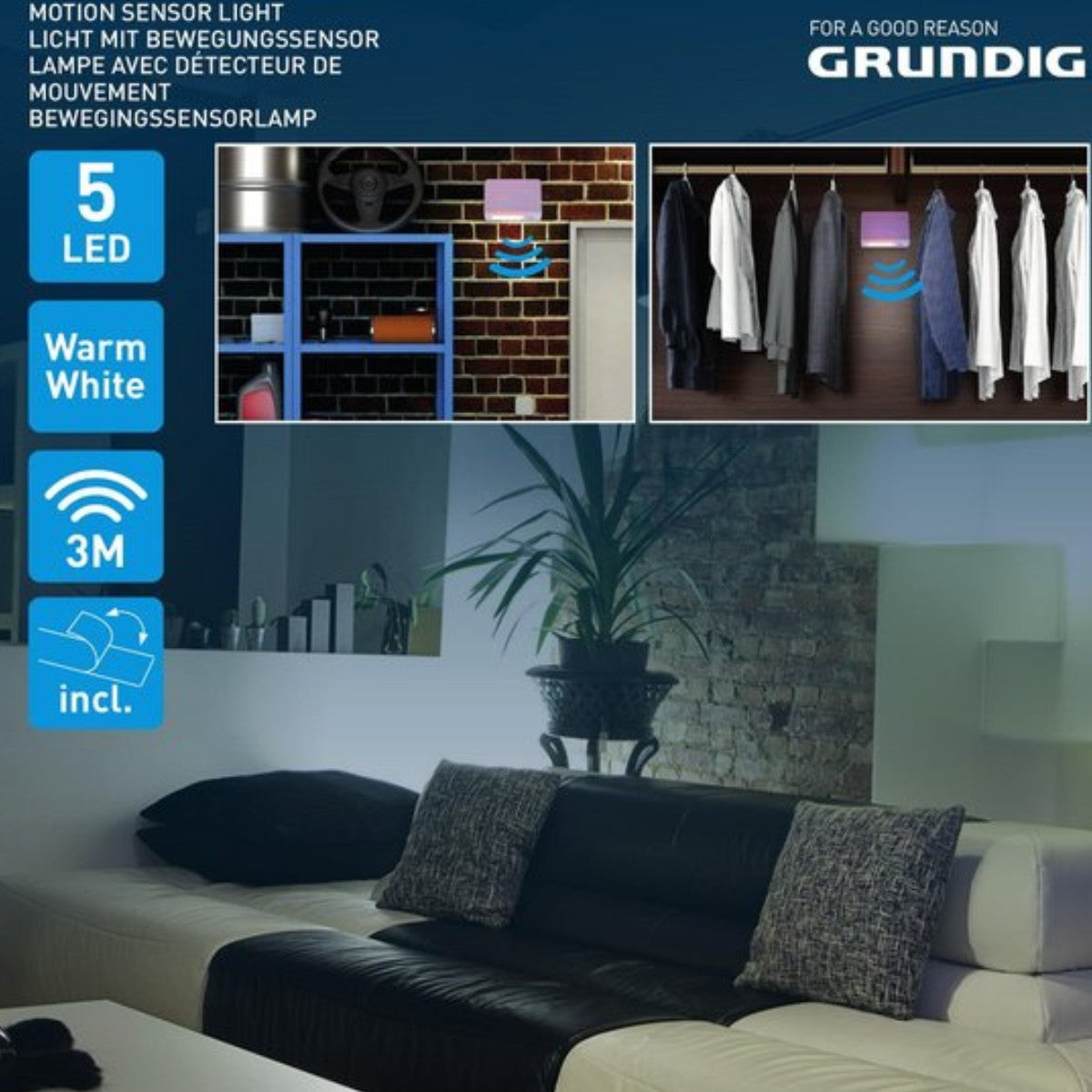 Motion Sensor 5 Led Ab
