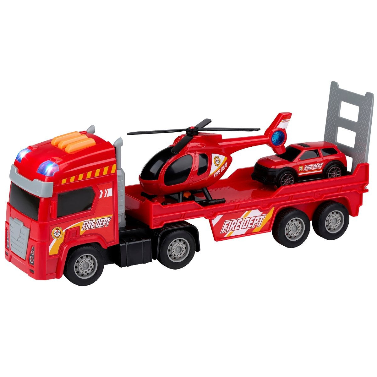 Fire Truck Set 3Pcs B/O
