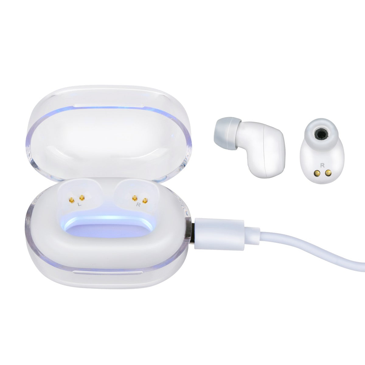 Earbuds Bt 200Mah Transparent Case