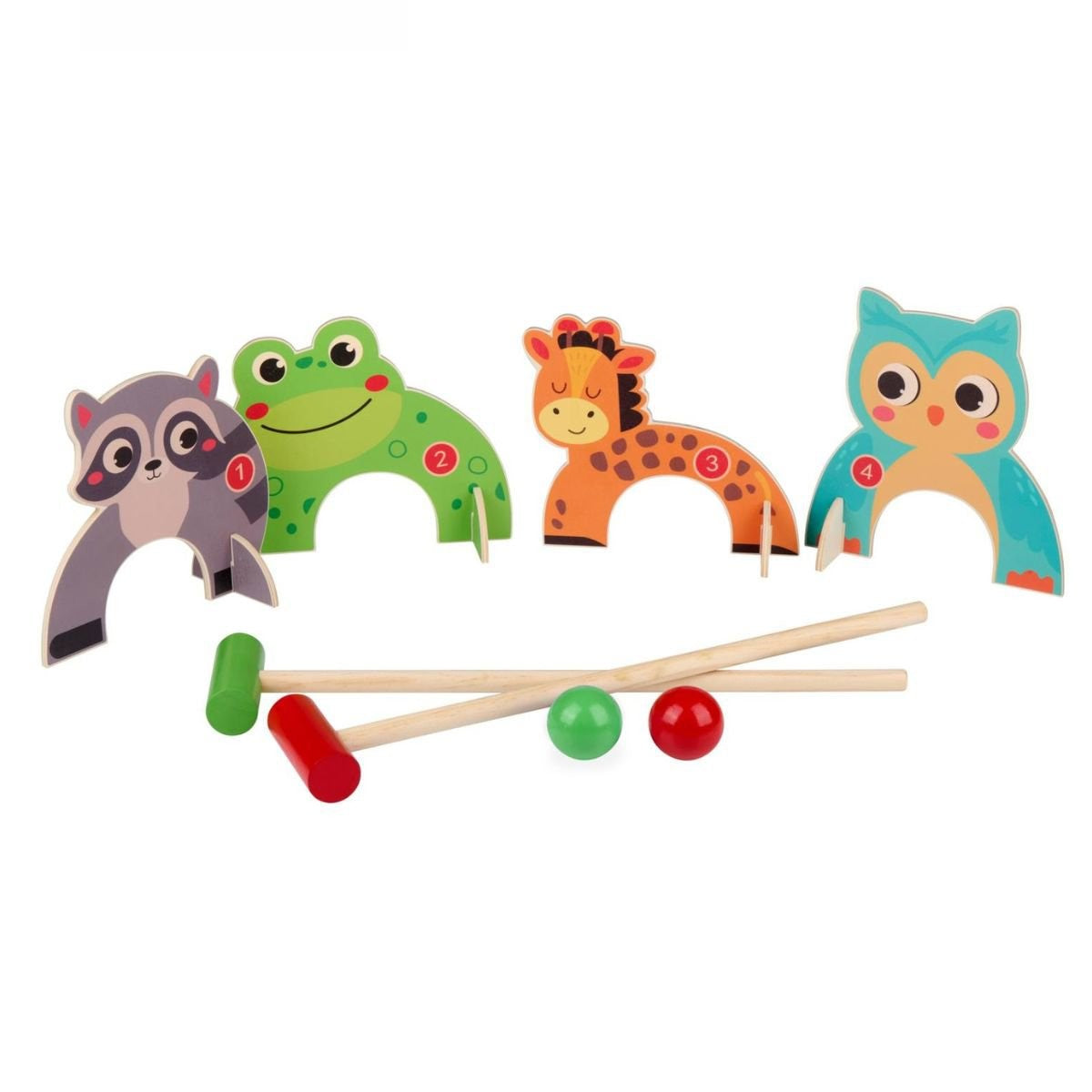 Animal Croquet Game For Outdoor Play