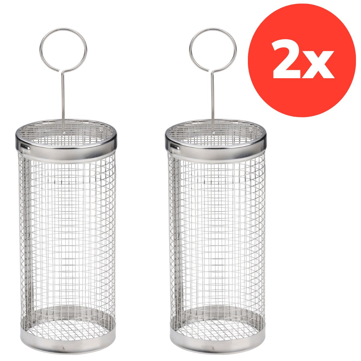 Bbq Grill Basket 2Pc