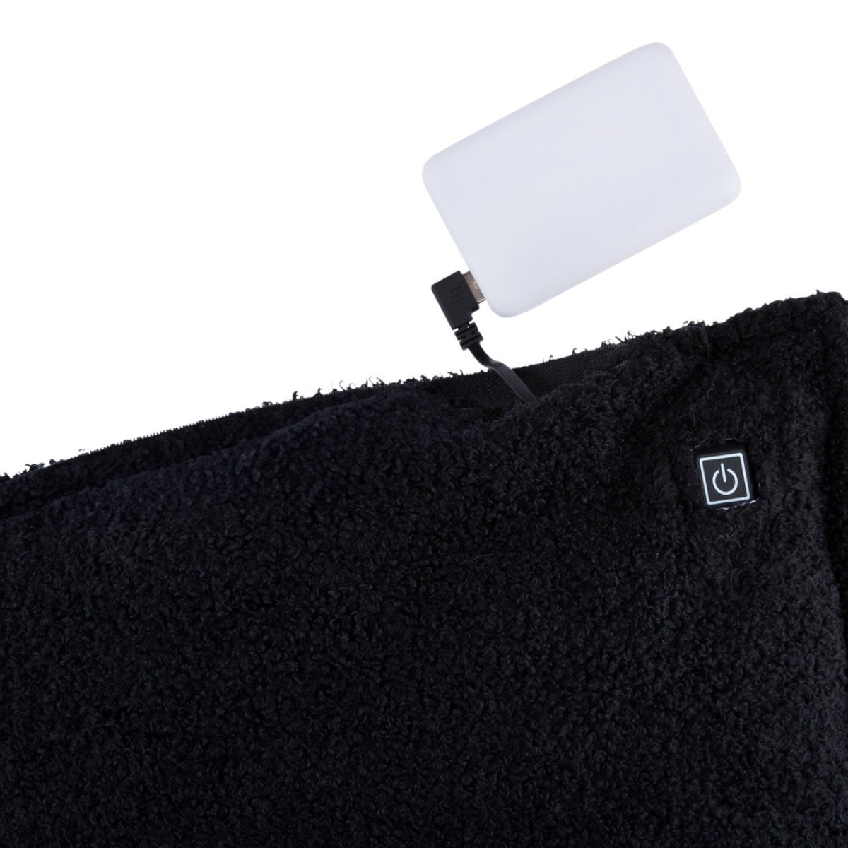 Heating Pillow Black Teddy