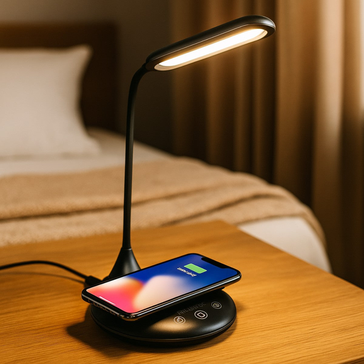 Charger Wireless & Lamp Usb