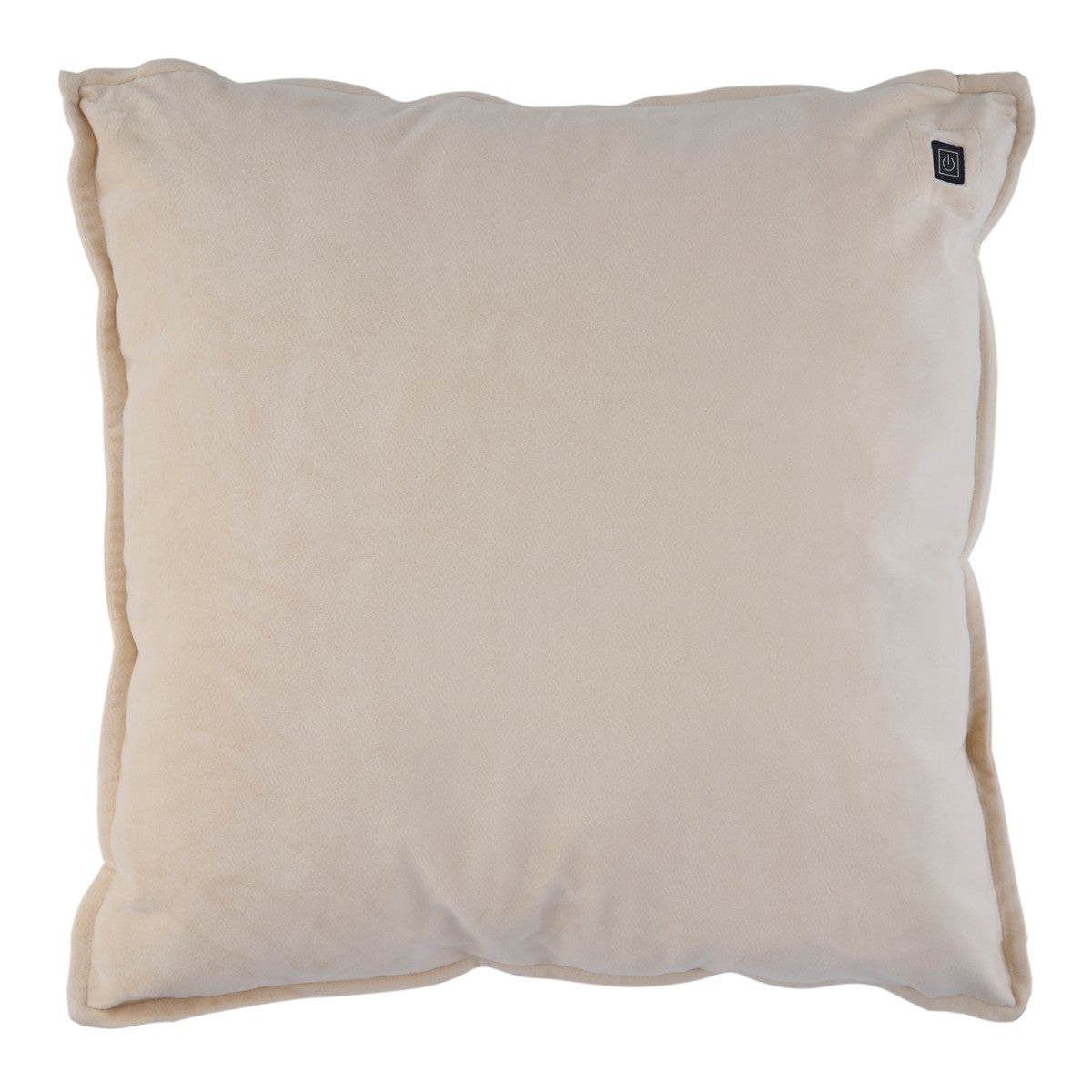 Heating Pillow Beige Velvet