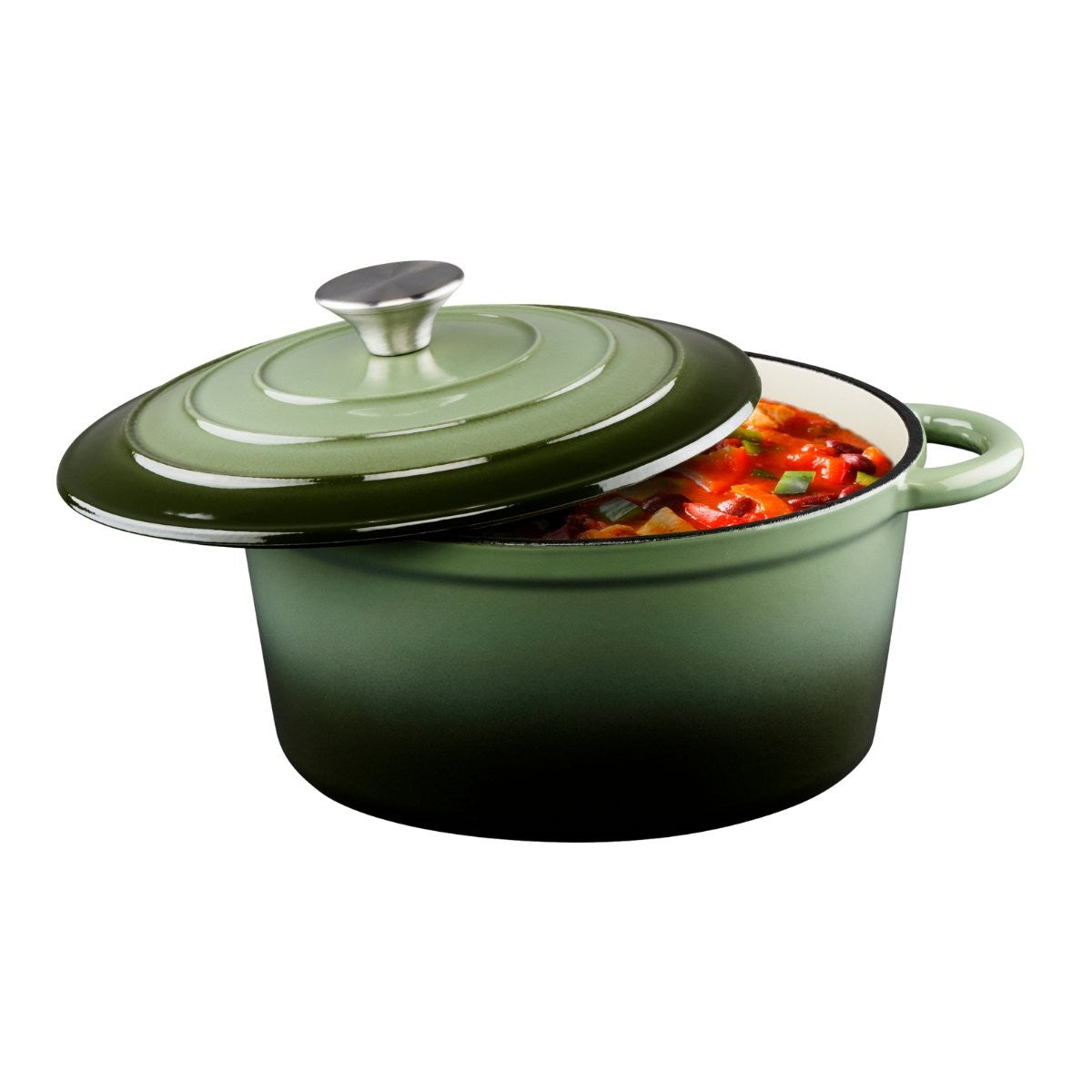 Casserole Enam Cast Iron Green