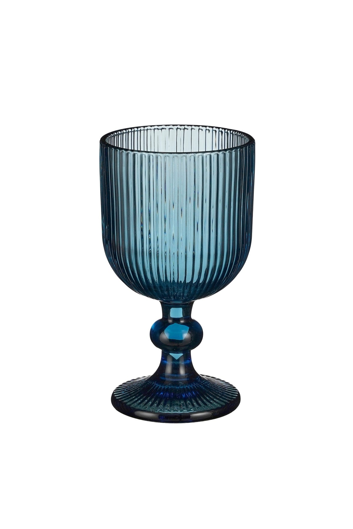 Merlot Wine Glass - Set Of 6 - 250 Ml - Glass - Blue