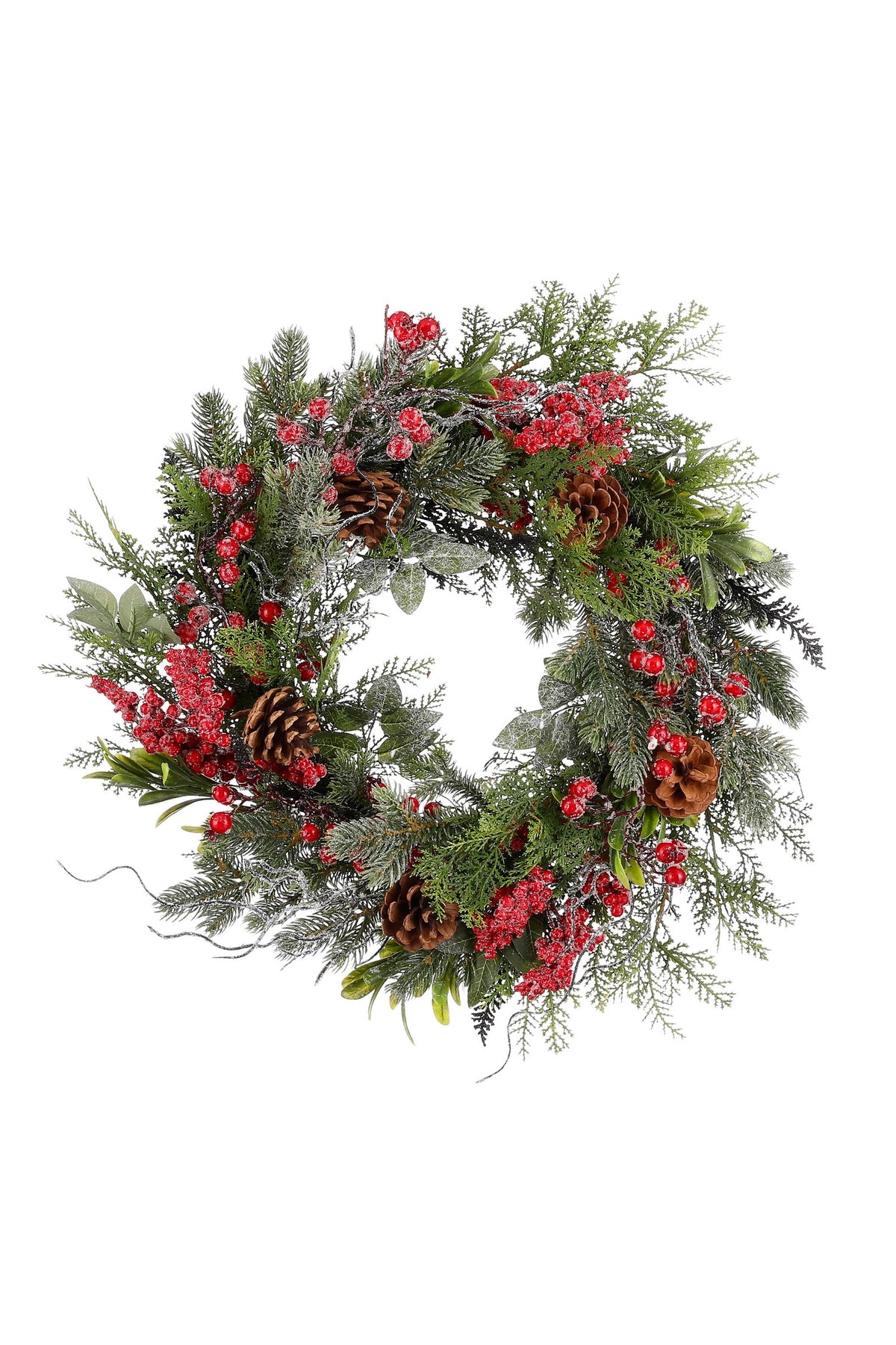 Randell Christmas Wreath - Ø50 Cm - Red