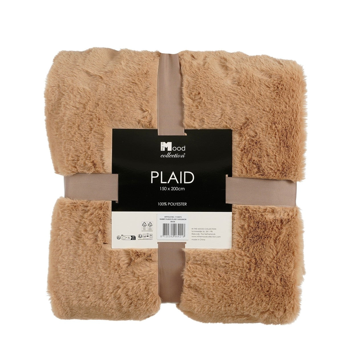 Bronte Fleece Blanket - L200 X W150 Cm - Beige