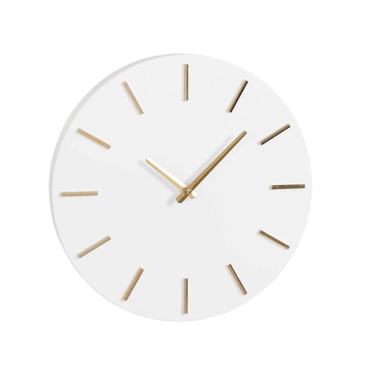 Brixen Wall Clock Aluminium White - H4Xd35,5Cm