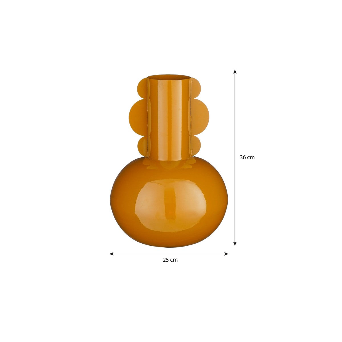 Boyd Vase Brown - H36Xd25Cm