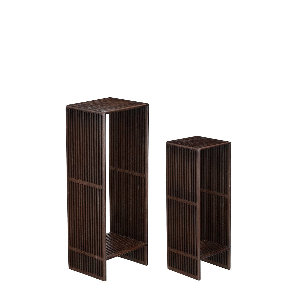 Gian Bijzettafel Donkerbruin Set Van 2