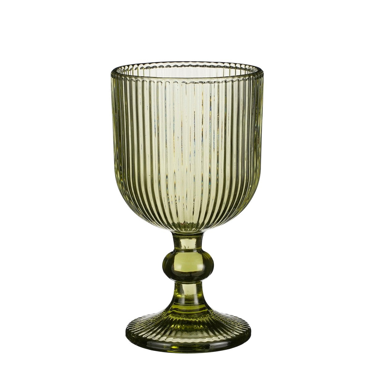 Merlot Wine Glass - Set Of 6 - 250 Ml - Glass - Light Green