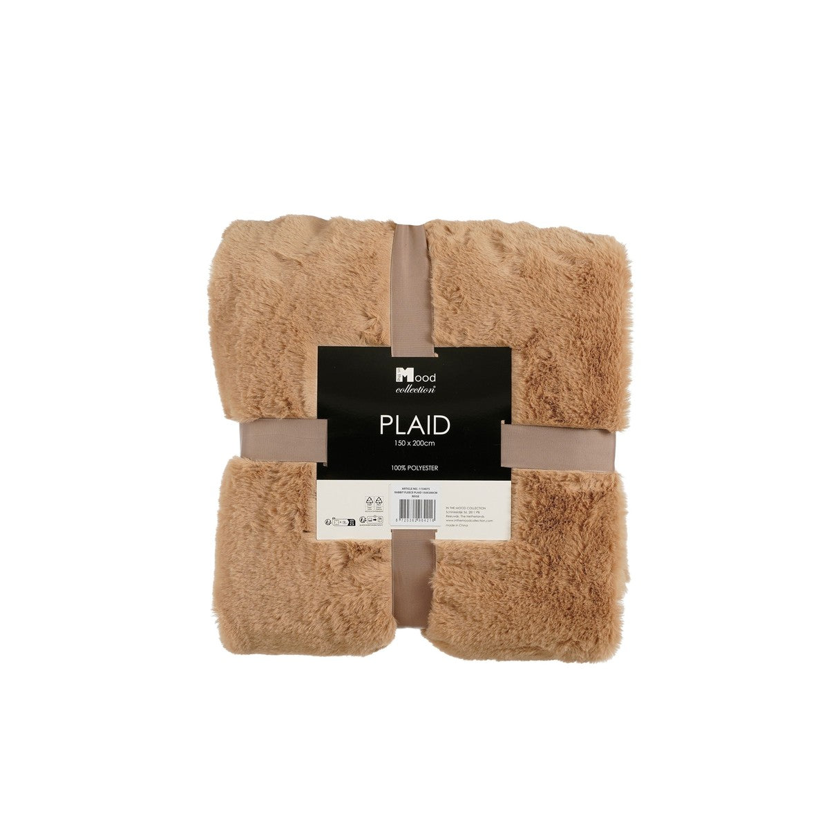 Bronte Fleece Blanket - L200 X W150 Cm - Beige