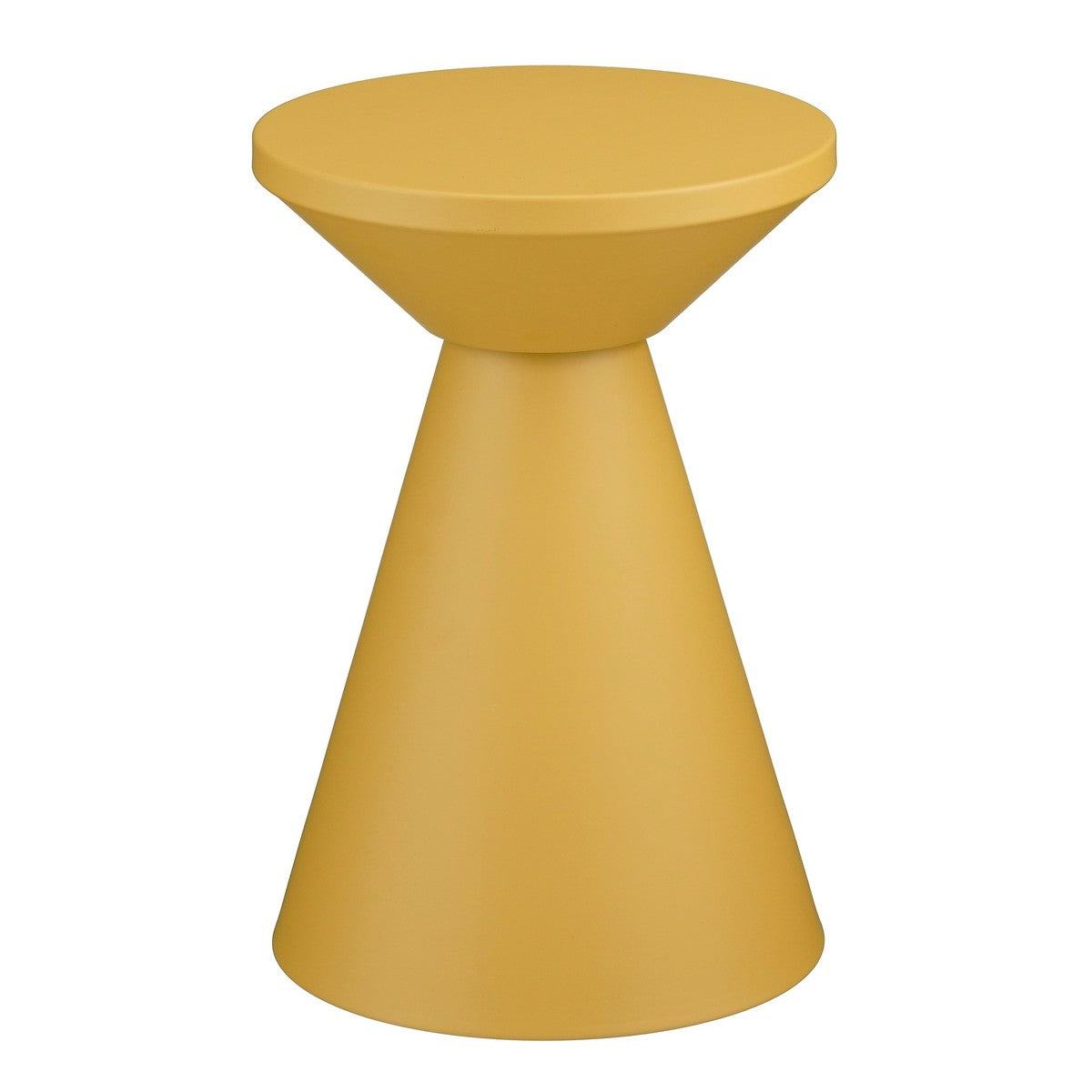 Jim Side Table - H45 X Ø31 Cm - Iron - Ochre