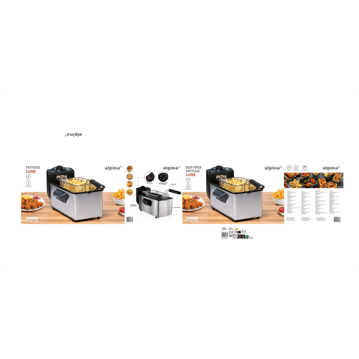 Deep Fryer 3L 2000W