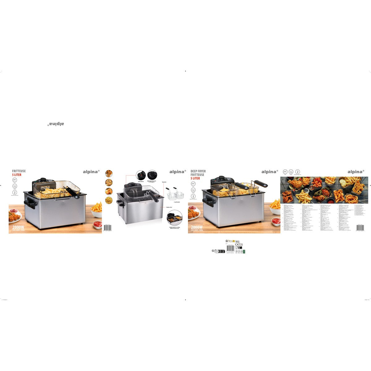 Deep Fryer 5L 2000W