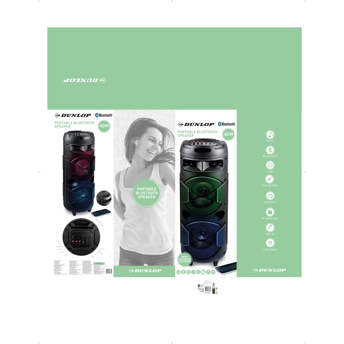 Speaker Karaoke Bt 40W
