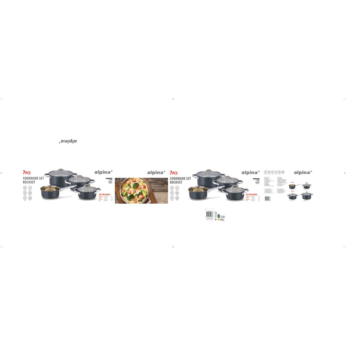 Cookware Set 7Pc