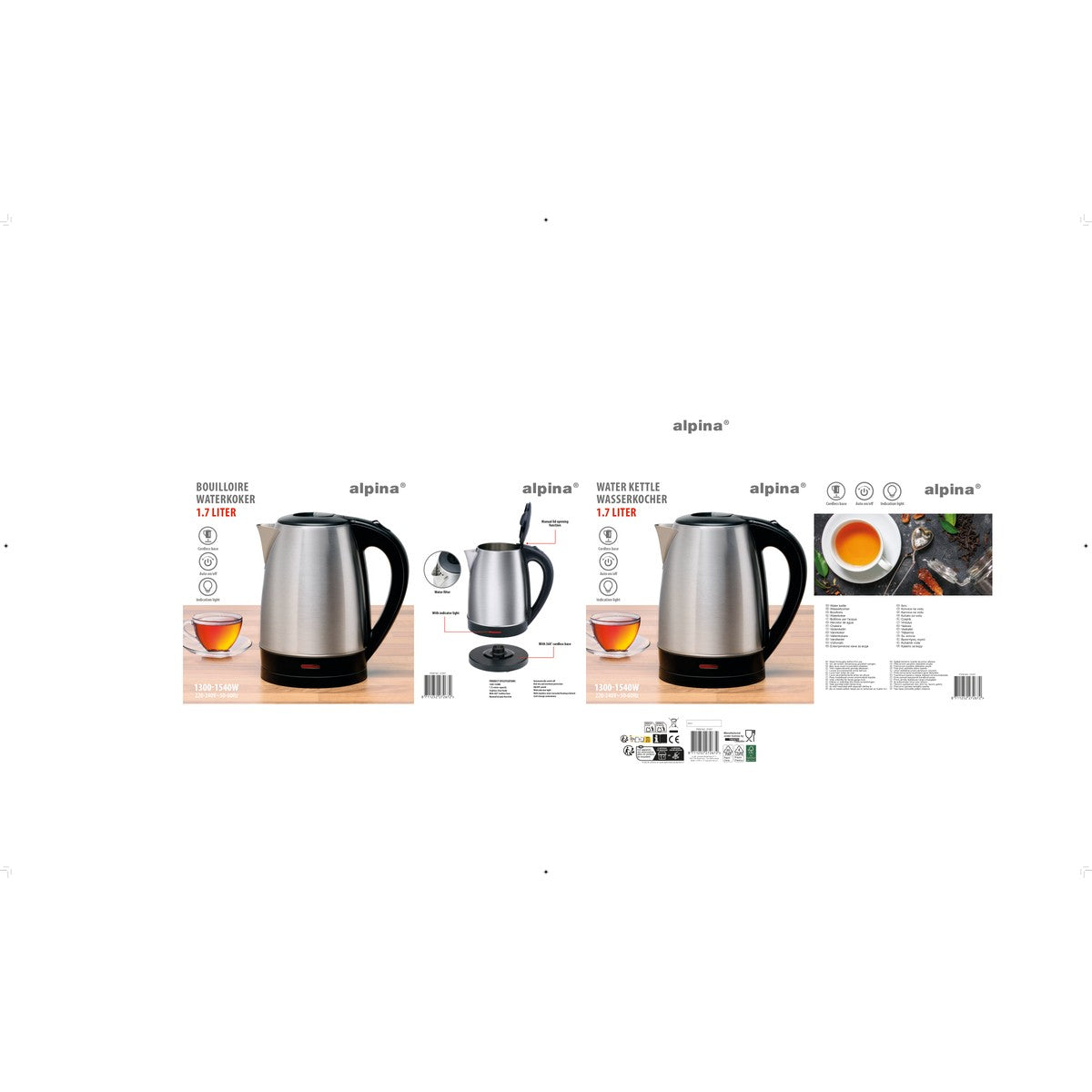 Metal Kettle 1,7L