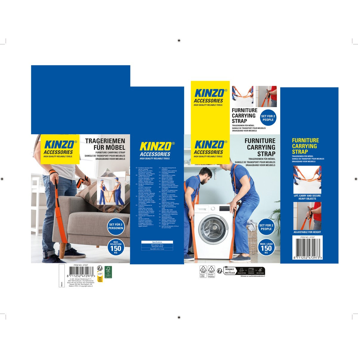 Furniture Mover 2Pc Strap