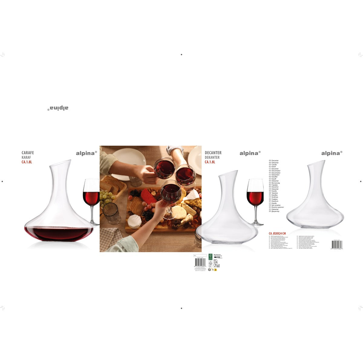 Wine Decanter 1.8L