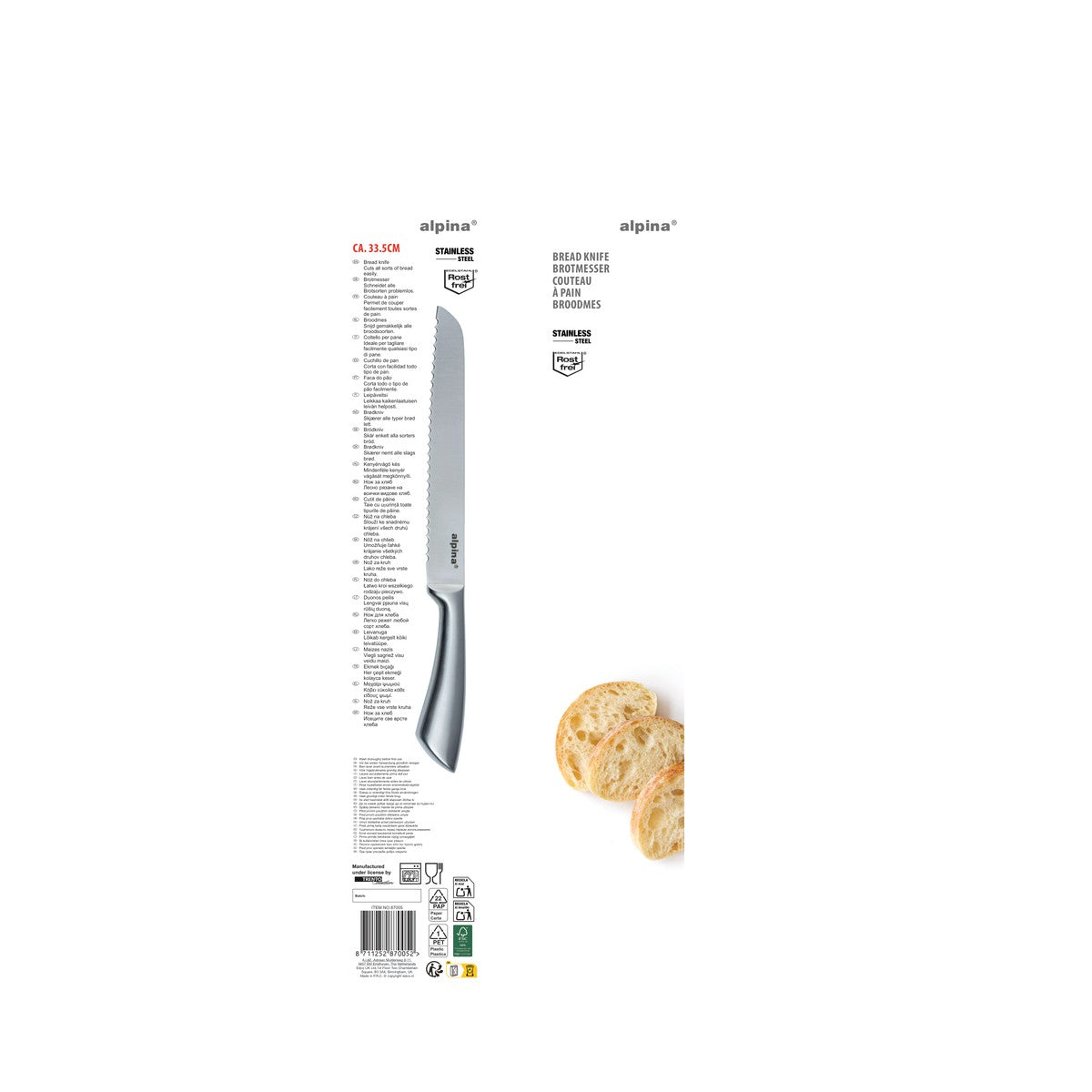 Knife Bread 33,5Cm