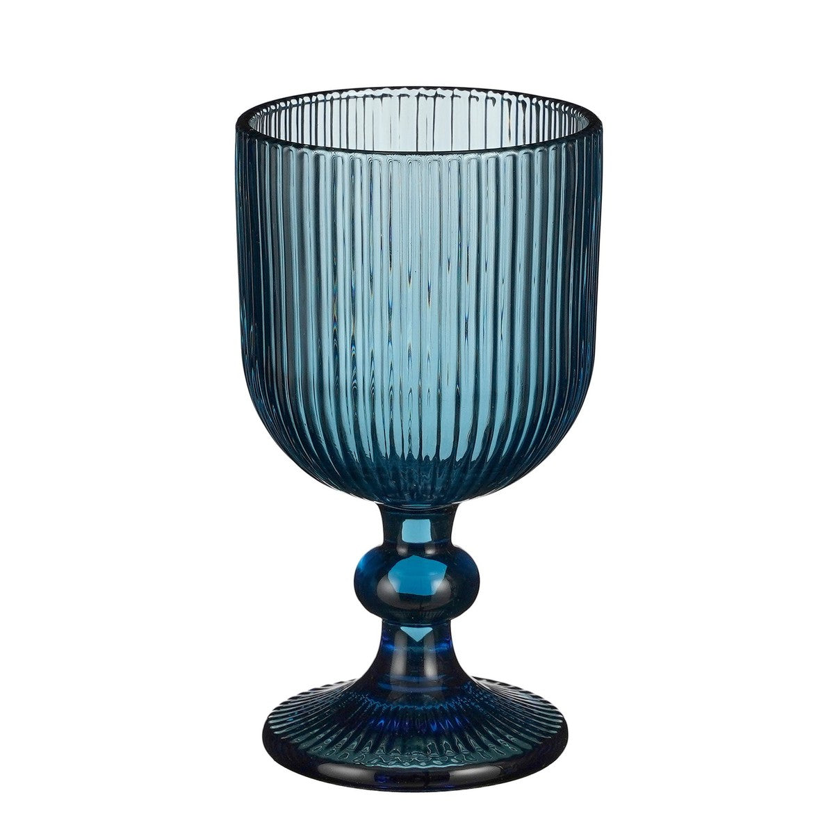 Merlot Wine Glass - Set Of 6 - 250 Ml - Glass - Blue