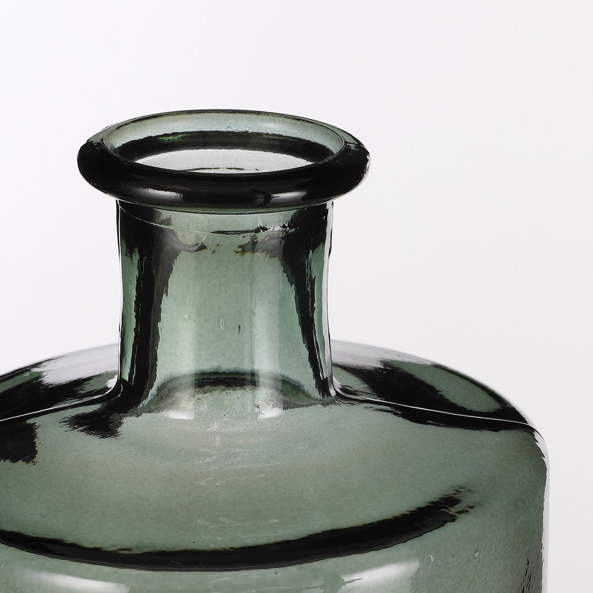 Guan Bottle Glass Grey - H40Xd15Cm