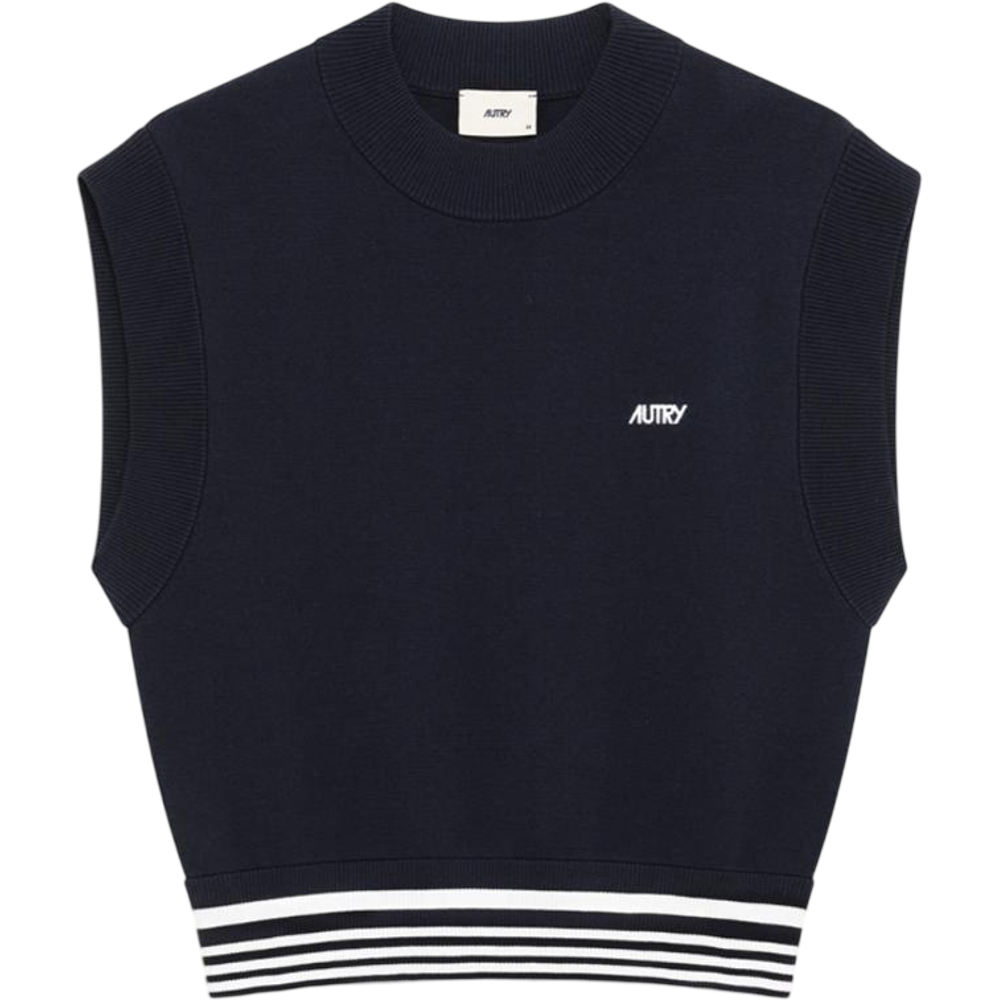 Autry Knitted Viscose Top Woman