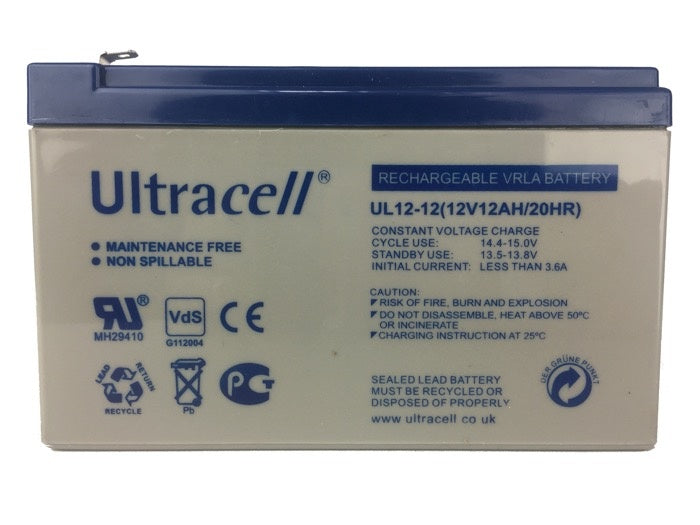 Ultracell Batterie 12 Volts, 12 Ah