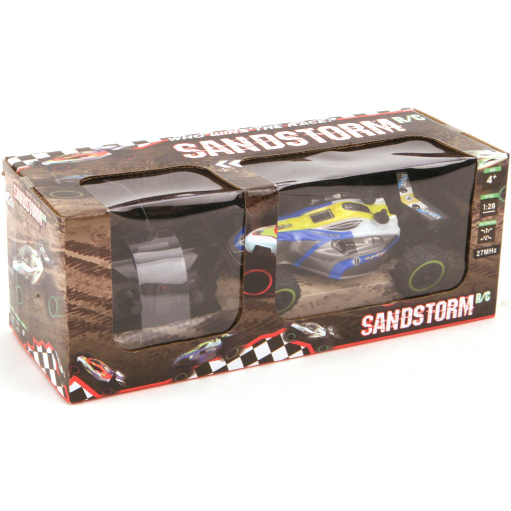 Basic Sandstorm 2-Kanaals 4-Wheel Drive Rc Buggy 1:18