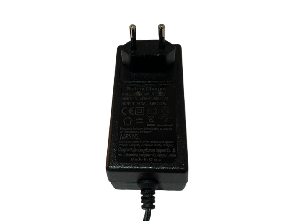 Chargeur 24 Volts 1000Ma Avec Fiche Ronde
