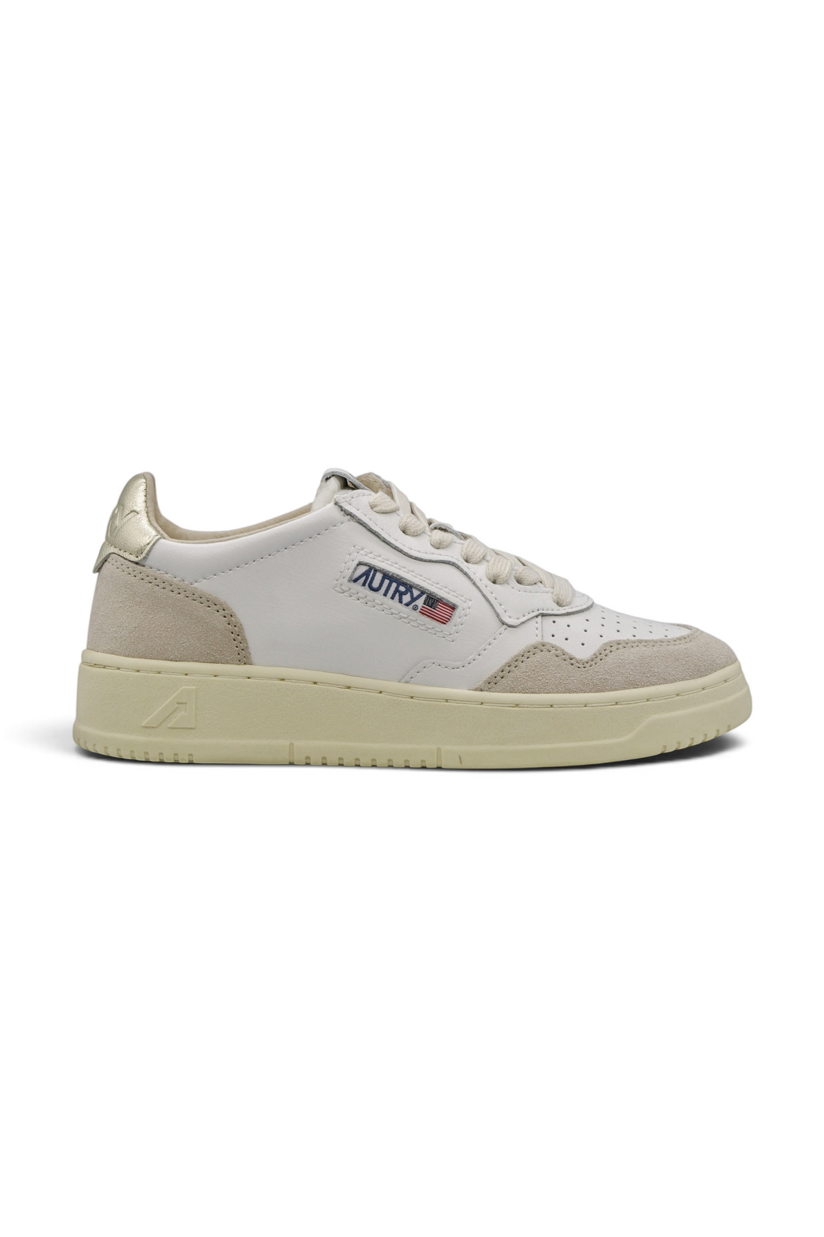Autry Medalist Low White Gold (Women's)