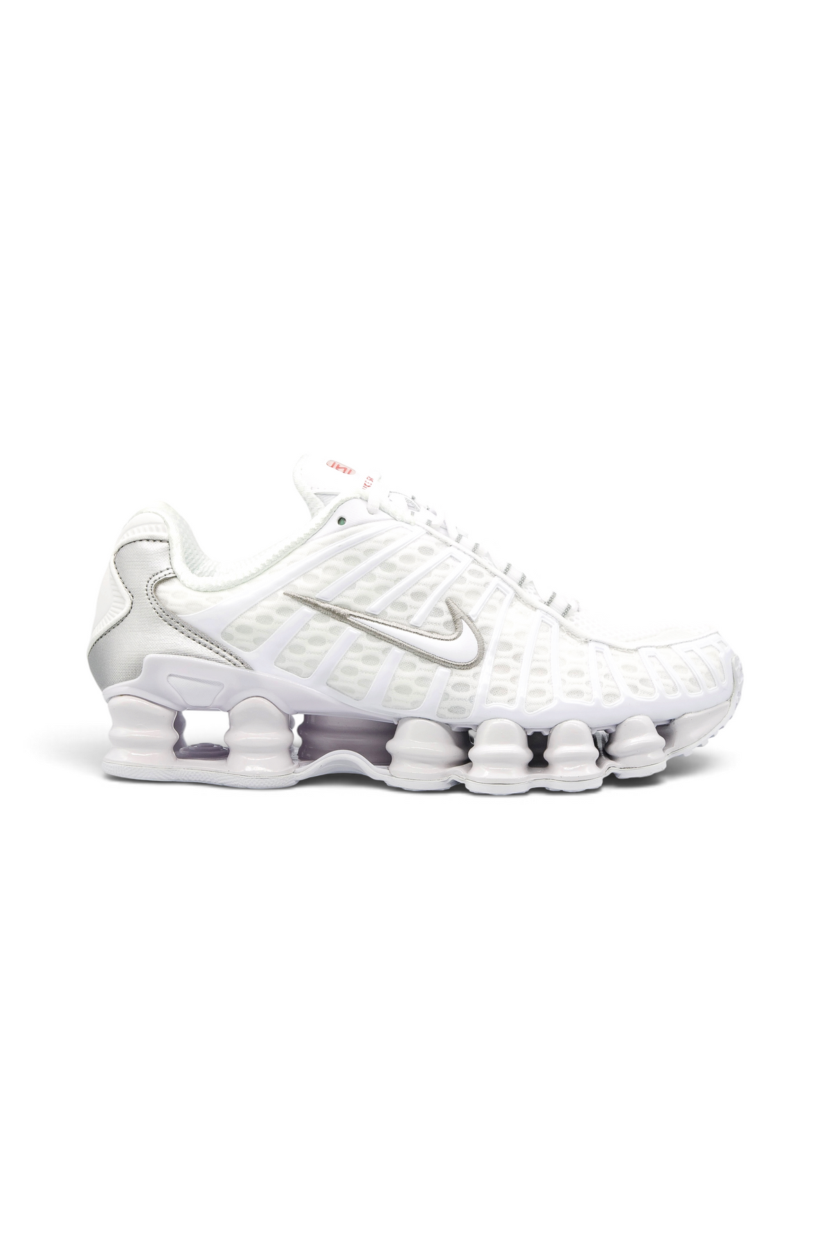 Nike Shox Tl White Metallic Silver Max Orange (Women's)