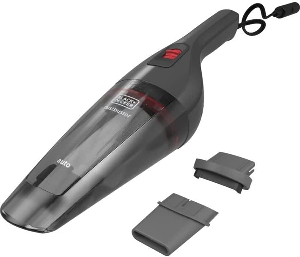 BLACK+DECKER dustbuster Aspirateur de Voiture Portable avec Câble 12V, NVB12AV-XJ [Classe énergétique A]