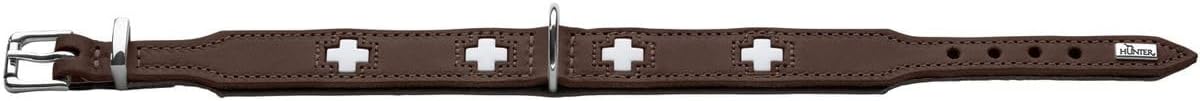 Hunter - Collier suisse 35-39.5Cm brun / noir Taille: 42
