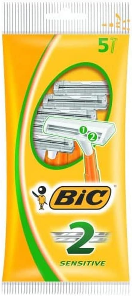 BIC Lot de 5 rasoirs à double lame