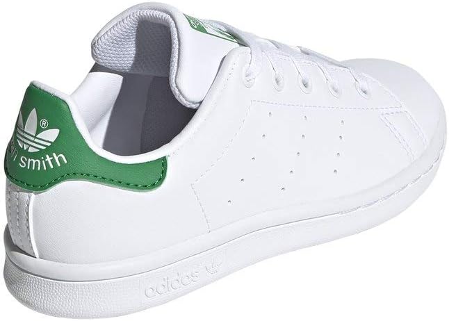 adidas Stan Smith enfant mixte, Cloud White/Cloud White/Green, 28,5 EU