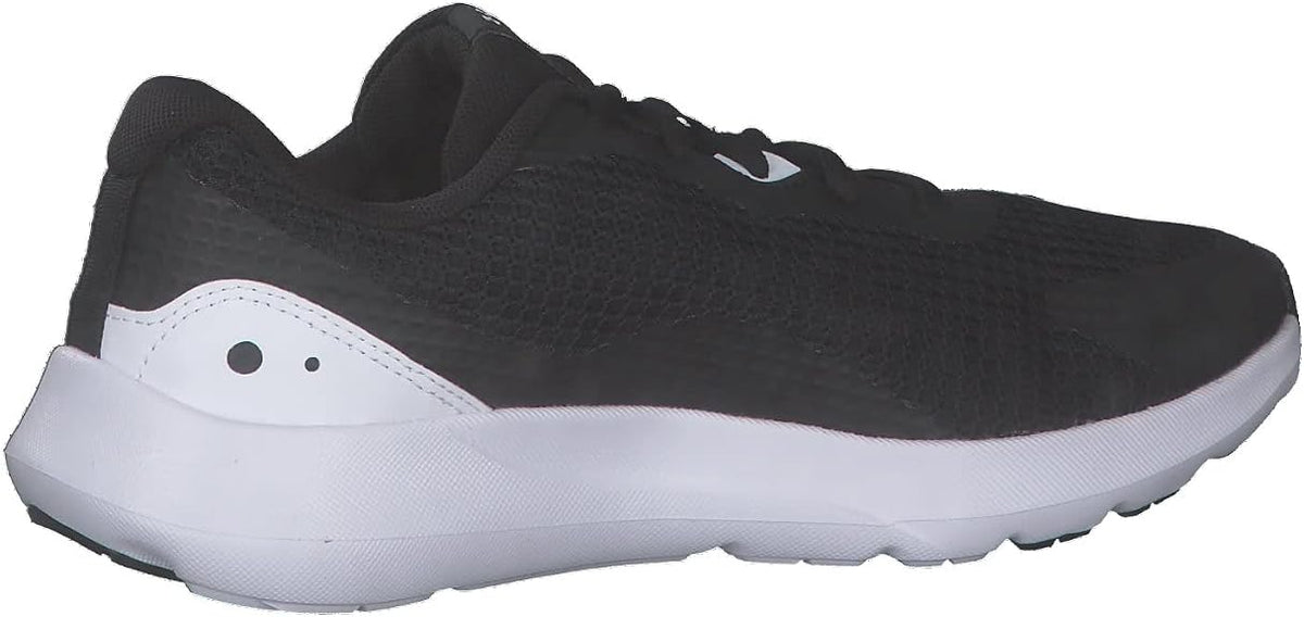 Under Armour UA W Surge 3 – Chaussures de course femme noir/blanc, 38,5 EU