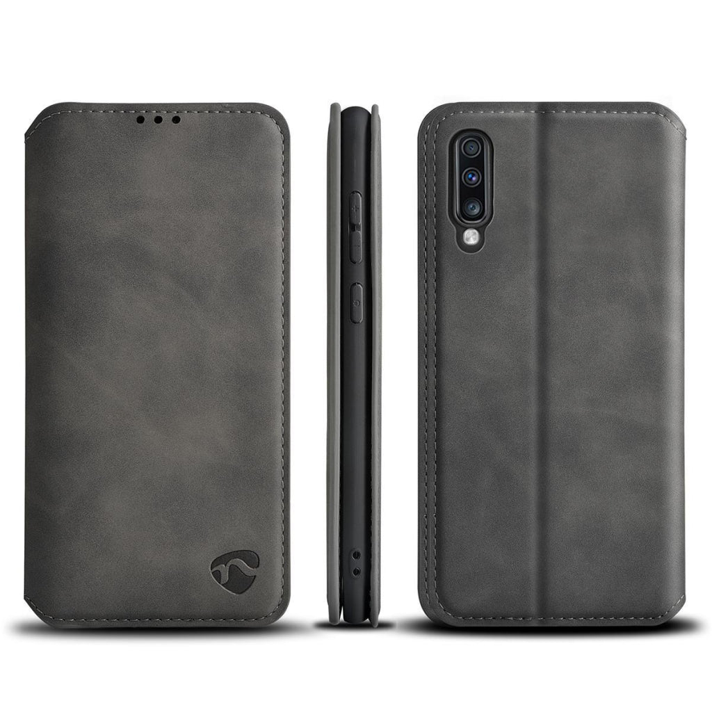 Nedis Ssw10021Bk Soft Wallet Book Voor Samsung Galaxy A50 Zwart