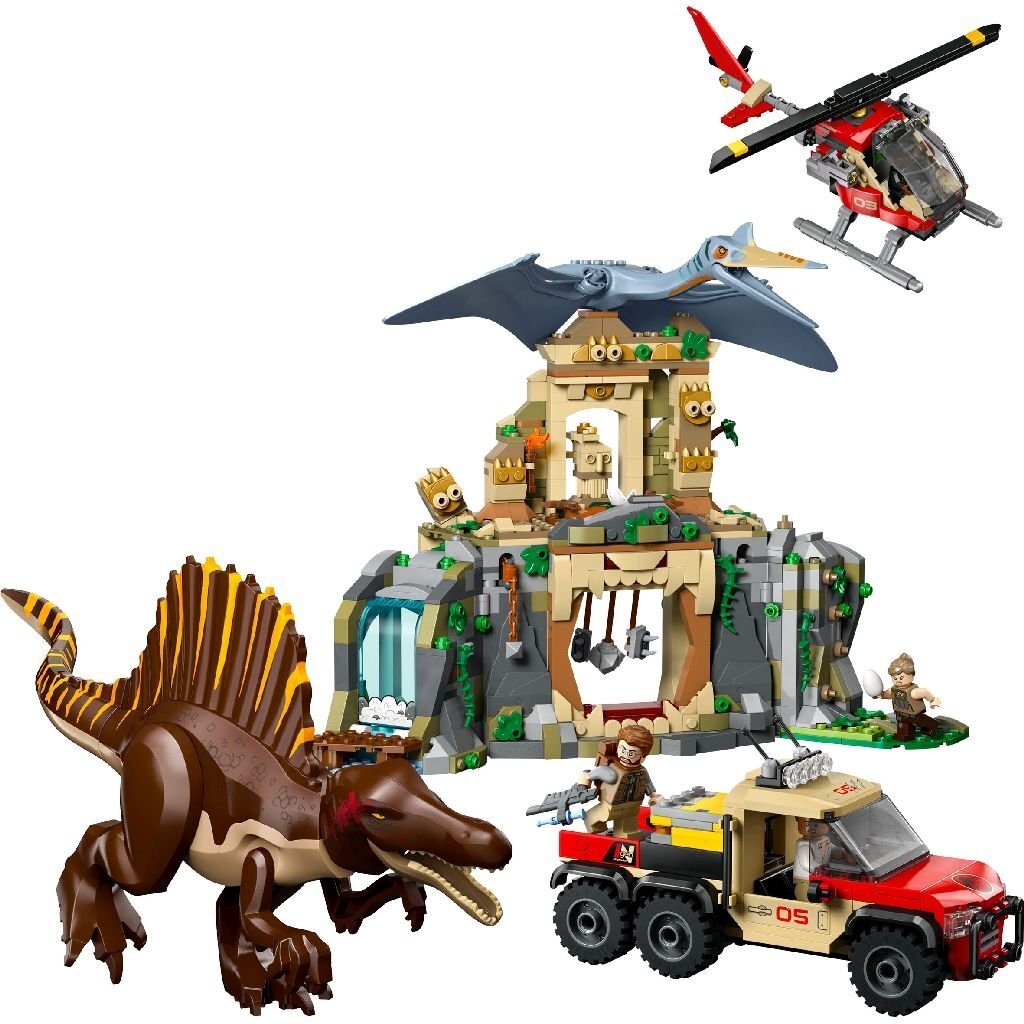 Lego Jurassic World 76976 Spinosaurus En Quetzalcoatlus Luchtmissie