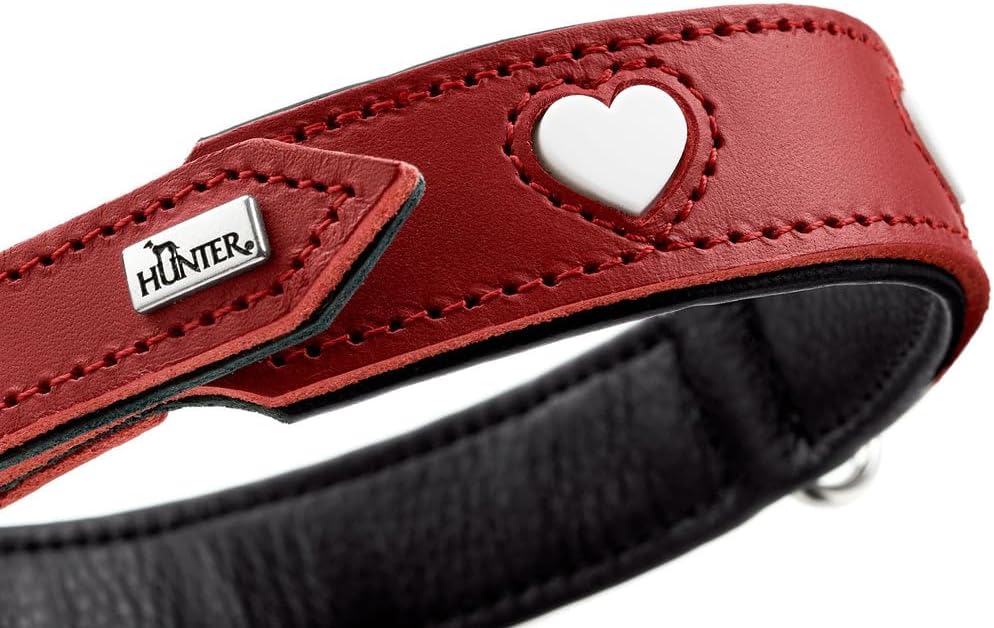 Collier Hunter Love, couleur rouge/noir, taille 50