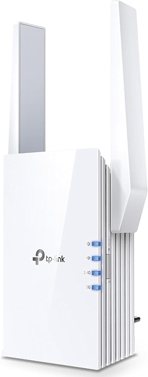 TP-Link Répéteur WiFi 6 Mesh (RE505X), Amplificateur WiFi AX1500, WiFi Extender, WiFi Booster, 1 Port Ethernet Gigabit, Compatible avec Toutes Les Box Internet