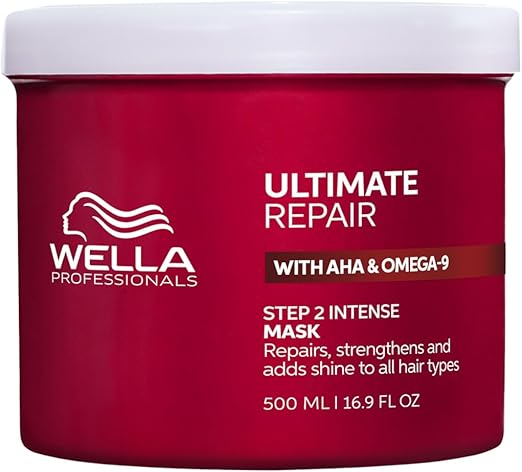 Wella Professionals Ultimate Repair Masque réparation profonde et douceur pour cheveux abîmés 500ml