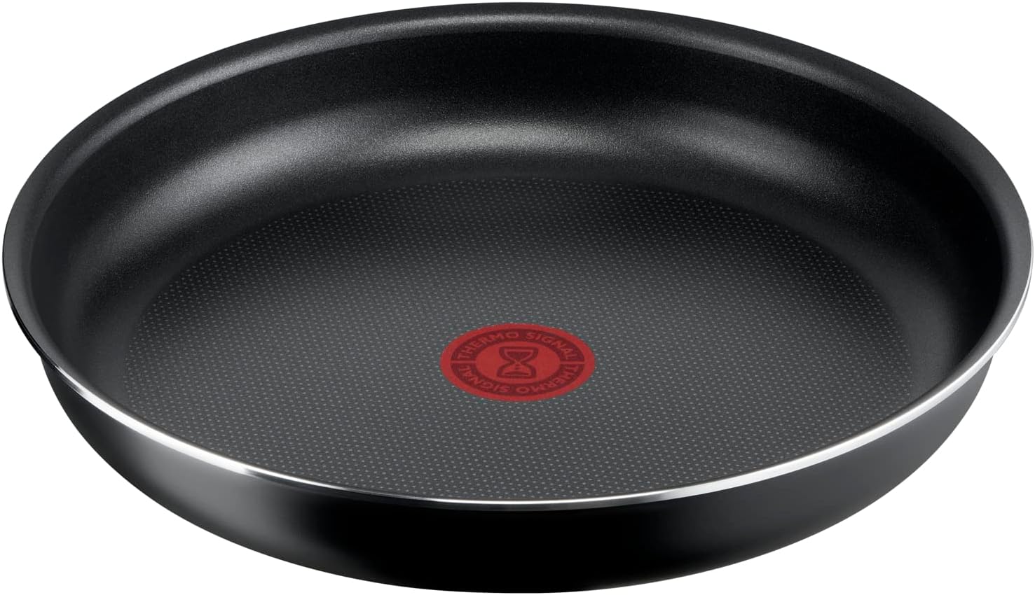 Lagostina Ingenio Essential Plus Poêle Ø 26 cm, Poêle antiadhésive en Aluminium pour gaz et Four, avec indicateur de Cuisson thermosignal, utilisable avec poignée Amovible (Non Inclus)