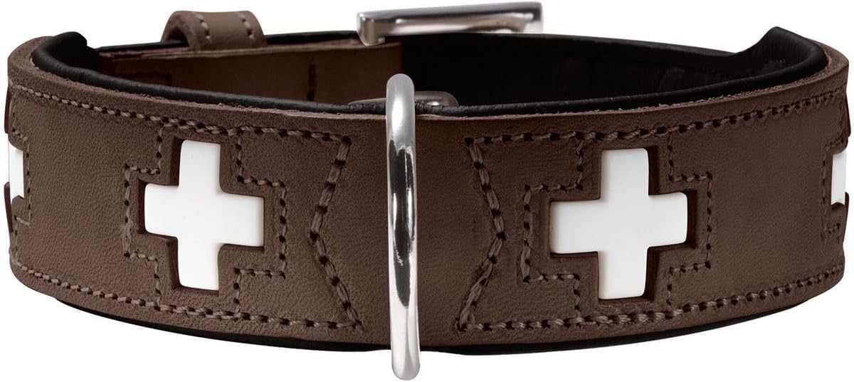Hunter - Collier suisse 35-39.5Cm brun / noir Taille: 42