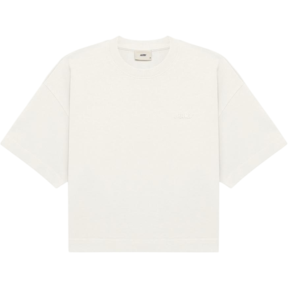 Autry Tonal Logo Boxy Tee Woman