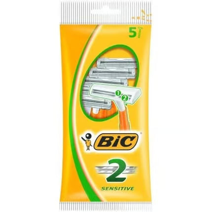 BIC Rasoirs Jetables 2 Lames – Lot de 5